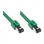 GoodConnections RNS® Cabo de rede Cat. 8.1, S/FTP, PiMF, LSZH, 2000MHz, 40Gbit/s, verde, 2m