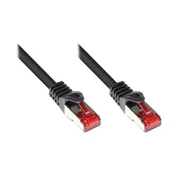 Cabo de rede GoodConnections RNS® com proteção da patilha, Cat. 6, S/FTP, PiMF, PVC, 250 MHz, preto, 20 m