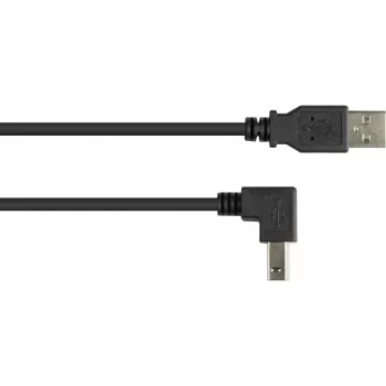 GoodConnections cabo USB 2.0 A para B angular para baixo 2m preto