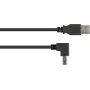 GoodConnections cabo USB 2.0 A para B angular para baixo 2m preto