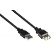 GoodConnections Cabo de extensão USB 2.0 ficha A para fêmea A, 0,6 m, preto