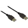 Cabo GoodConnections USB 2.0 Type-A macho para Type-A macho, 3m, Preto 2212-AA3S