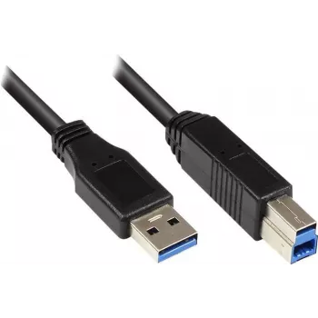 GoodConnections Cabo USB 3.0 A para B Preto 5m