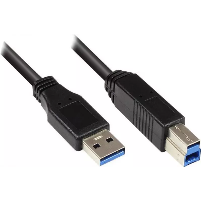 GoodConnections Cabo USB 3.0 A para B Preto 5m