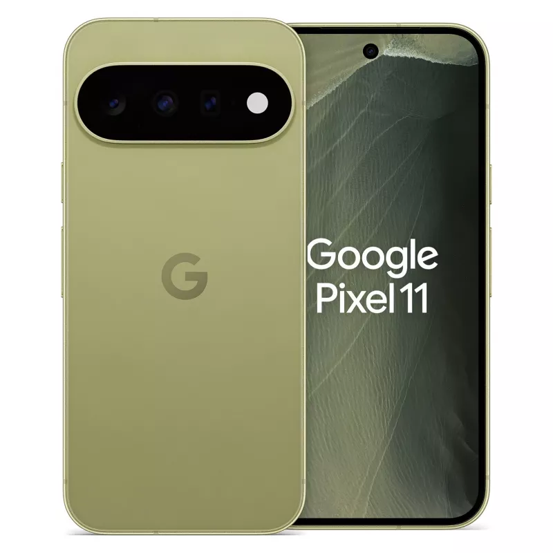 Google Pixel 11 5G smartphone, 6,3 polegadas OLED 120Hz, 12GB RAM, 256GB armazenamento, Dual SIM, Pistachio