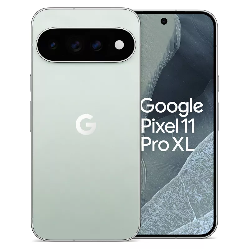 Google Pixel 11 Pro XL 5G smartphone, 12GB RAM, 256GB armazenamento, 6,8 polegadas OLED 120Hz, Dual SIM, Fog