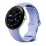 Google Pixel Watch 4 - 41 mm - Alumínio Polished Silver - Iris Active Band - Smartwatch Wear OS