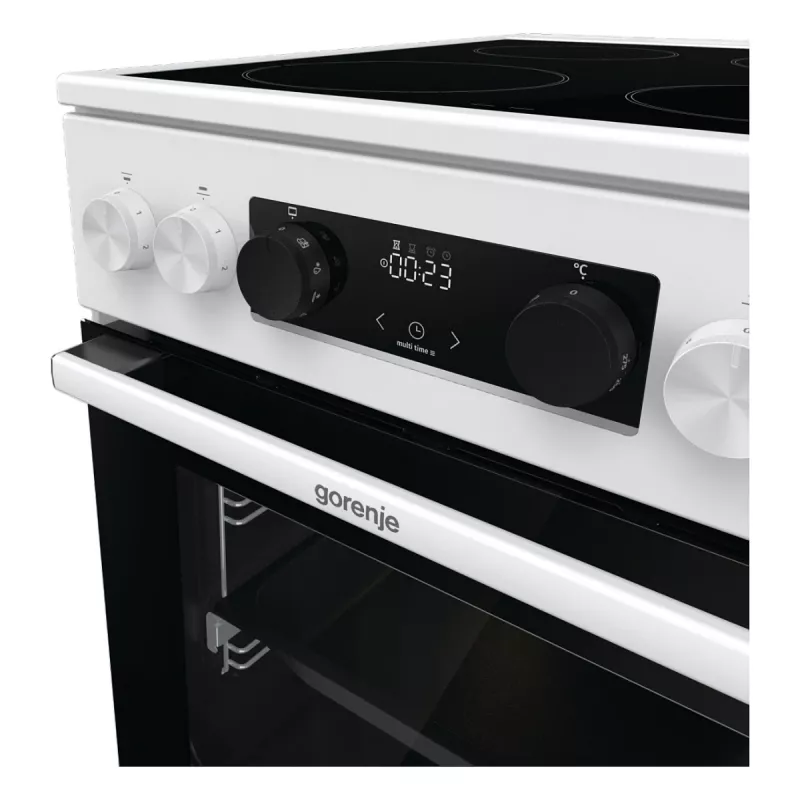 Gorenje GEC 5C41 WG fogão elétrico independente – branco, 50 cm, 70 L, 9 funções
