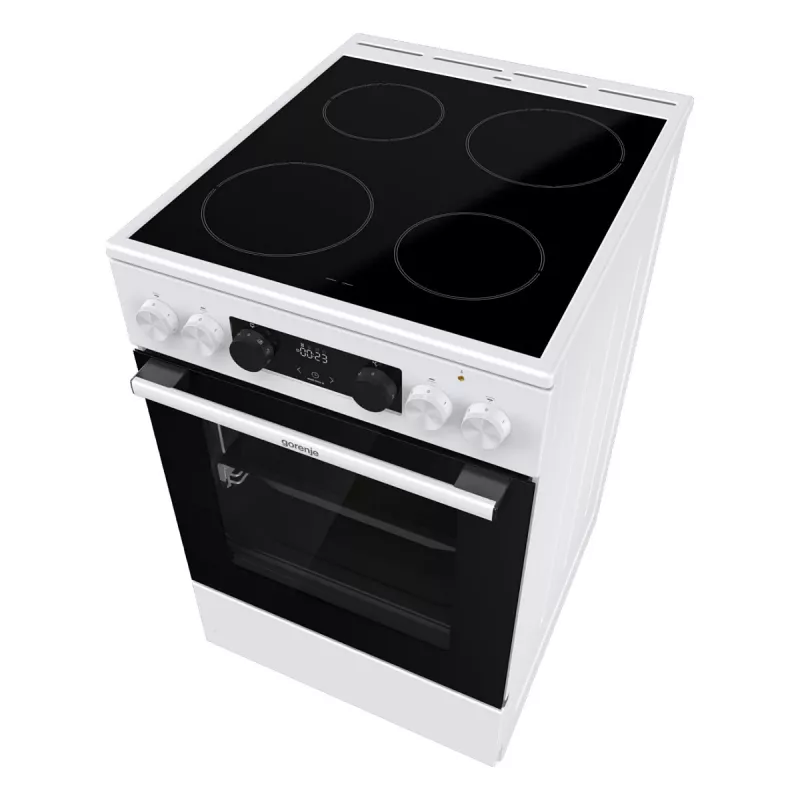 Gorenje GEC 5C41 WG fogão elétrico independente – branco, 50 cm, 70 L, 9 funções