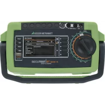 Conjunto de aparelhos de teste Gossen Metrawatt SECUTEST LEMONGREEN calibrado (DAkkS) para VDE 0701-0702, 0544, 0751 (M708E)