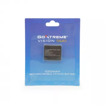 GoXtreme bateria de iões de lítio 1050mAh 3.7V para câmara de ação GoXtreme Vision DUO