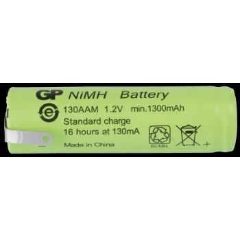 GP Batteries Pilha NiMH AA recarregável 1300 mAh pack de 1