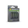 Pilha GP (AA) recarregável ReCyko+ Pro Fast Flash, NiMH, blister de 4, 2000mAh