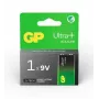 GP Ultra Plus Pilha alcalina 9V 6LF22, embalagem de 1