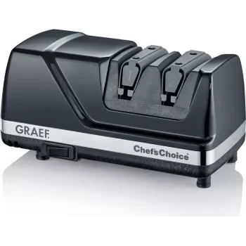 Graef CX 110 (CX110DE) Afiador de facas elétrico, preto