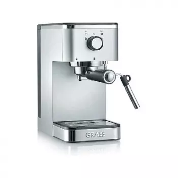 GRAEF Salita ES400EU Máquina de Café Expresso com Porta-filtro, 15 bar, 1400 W, Prateado