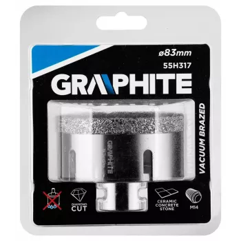 Conjunto de 19 brocas para metal Graphite 55H317 HSS-G, 1-10 mm em passos de 0,5 mm, DIN 338, ângulo de ponta 118°, caixa de armazenamento