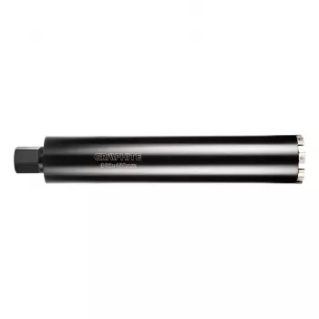 GRAPHITE Broca de núcleo diamantada 82 mm x 450 mm M22 para perfuradora de núcleo 58G540