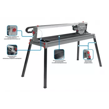 Cortador de azulejos manual GRAPHITE TOP-59G891 600 mm com disco de carboneto