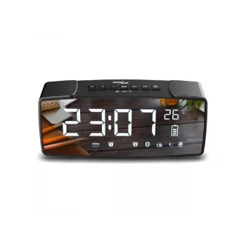 Rádio-despertador Bluetooth GRB Greenblue GB200, FM, AUX-IN, 6 W, temperatura, 2200 mAh