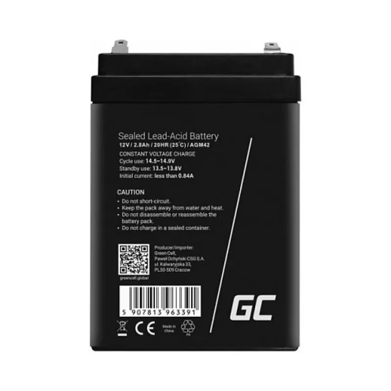 Green Cell AGM25 Bateria de chumbo-ácido selada 75Ah 12V