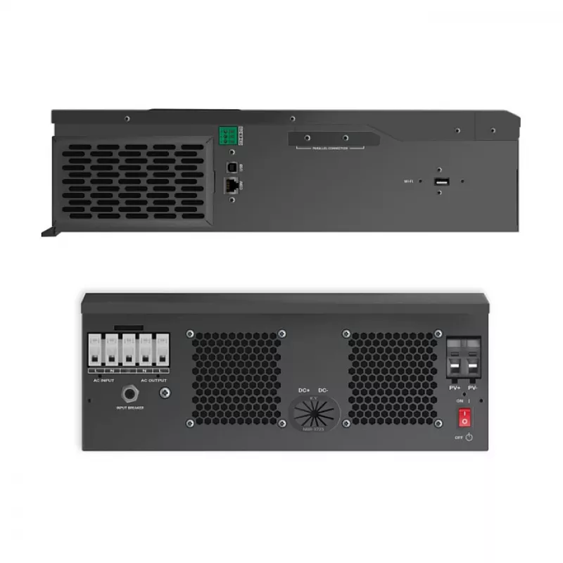 Green Cell inversor solar off-grid 3000W 48V onda sinusoidal pura com controlador de carga MPPT