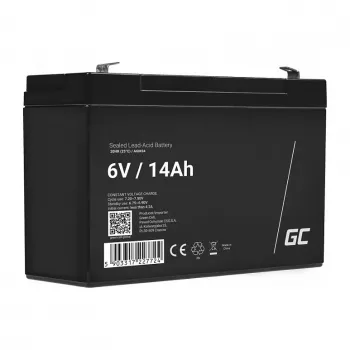 Bateria de substituição Green Cell AGM34 6V 14Ah AGM chumbo-ácido com fibra de vidro