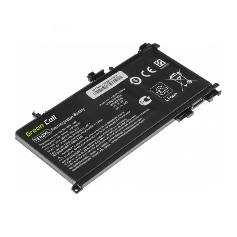 Green Cell TE03XL Bateria para HP Omen 15-AX, HP Pavilion 15-BC, 11,55 V, 3400 mAh (HP179V2)