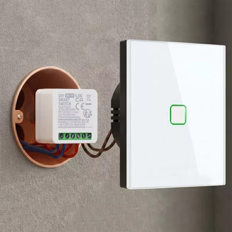 Relé de controlo Wi-Fi encastrado GREENBLUE GB739