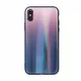 Capa traseira GreenGo Aurora Glass TPU para Apple iPhone XR castanha preta