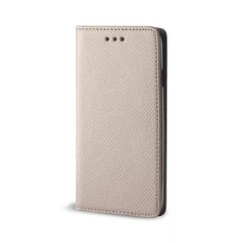 GreenGo Capa Carteira com Íman para Huawei Nova Smart Dourado