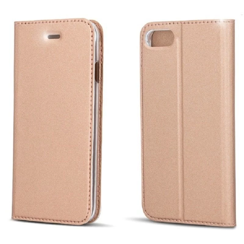 GreenGo Capa tipo carteira Smart Premium para Sony Xperia E5 rosa-ouro
