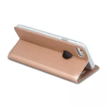 GreenGo Capa tipo carteira Smart Premium para Sony Xperia E5 rosa-ouro
