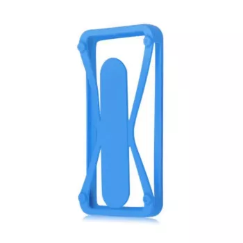 GreenGo Capa universal com suporte 4.5-5.5 polegadas azul