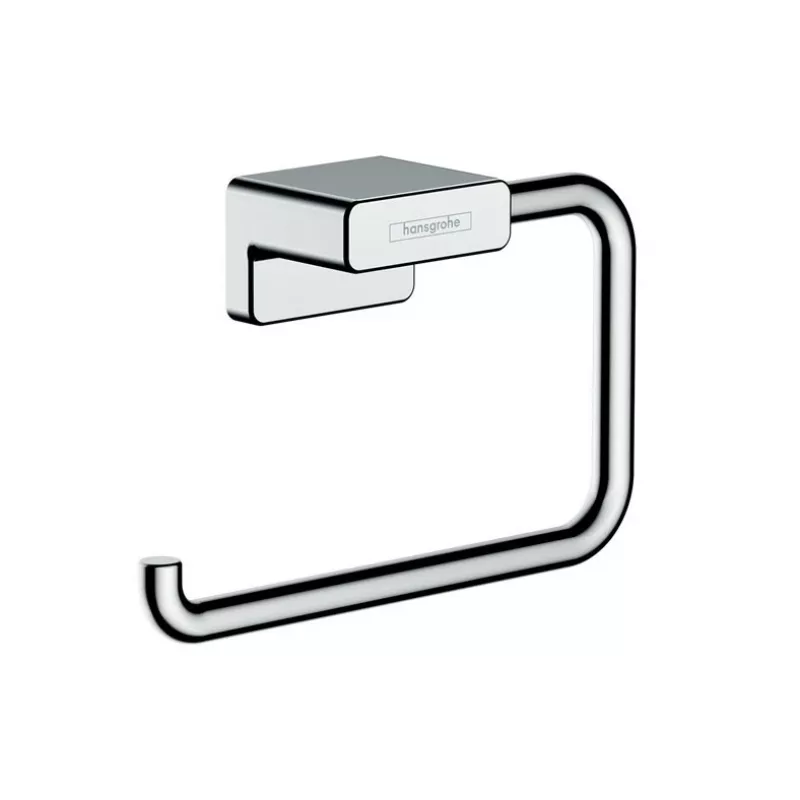 Suporte de papel higiénico GROHE AddStoris com tampa, cromado, montagem na parede