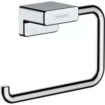 Suporte de papel higiénico GROHE AddStoris com tampa, cromado, montagem na parede