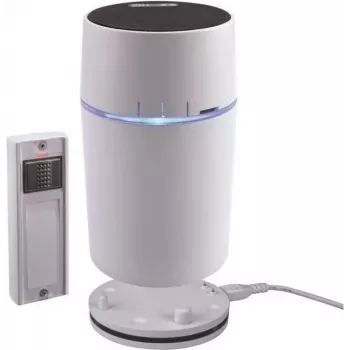 Grothe 43580 Campainha sem fios conjunto completo com placa de nome