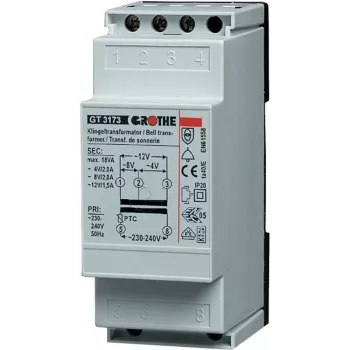 Grothe transformador de campainha 8 V/AC 1 A 14201