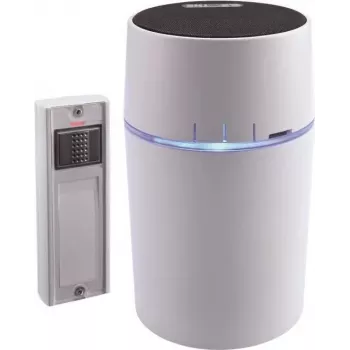 Grothe 43570 Campainha sem fios conjunto completo com placa de nome
