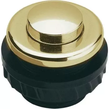 Grothe Protact botão de campainha em latão dourado 62025