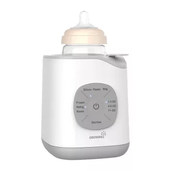 Aquecedor de biberões 10-em-1 Grownsy cinzento