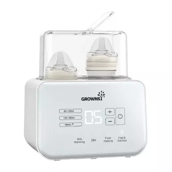 Aquecedor de biberões multifunções Grownsy branco