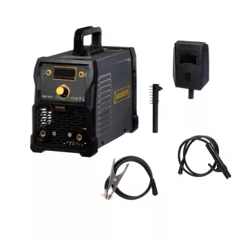 Máquina de soldar inversora GRUNDER IGBT-120LI MMA 120A com Hot Start, Arc Force, Anti-Stick