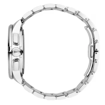 Gucci G-Chrono relógio de homem YA101204 44mm aço inoxidável mostrador preto cronógrafo data