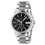 Gucci G-Chrono relógio de homem YA101204 44mm aço inoxidável mostrador preto cronógrafo data