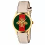 GUCCI G-Timeless Relógio de mulher YA1264128 38mm quartzo suíço aço inoxidável mostrador prateado