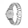 Relógio de mulher Gucci G-Timeless YA126572A 27mm aço inoxidável mostrador prateado com índices de diamante quartzo suíço