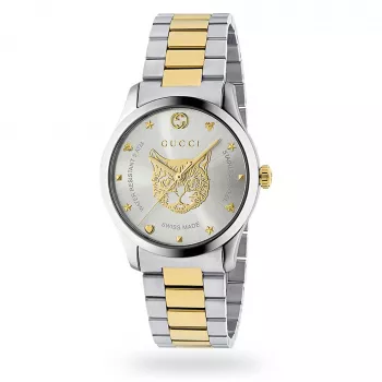 Relógio Gucci G-Timeless para Homem YA1264074 38mm Aço inoxidável Mostrador prateado
