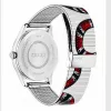 Relógio GUCCI G-Timeless unissexo Quartzo suíço YA1264123 38mm Aço inoxidável Mostrador prateado