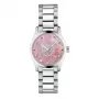 Gucci G-Timeless Relógio para mulher YA1265013 27mm aço inoxidável mostrador prateado